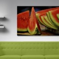 Galeria Moa, fotografia, diseño, decoracion, arte, cuadros, patilla, sandia, watermelon, fruta, tajada, pedazo, Carolina Medina