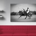 galeria moa, fotografia, diseño, arte, decoración, cuadro, Paola Campo Soto, polo, caballos, deporte, blanco y negro,